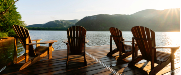 laurentians-tremblant-adirondak-chairs-lake-summer